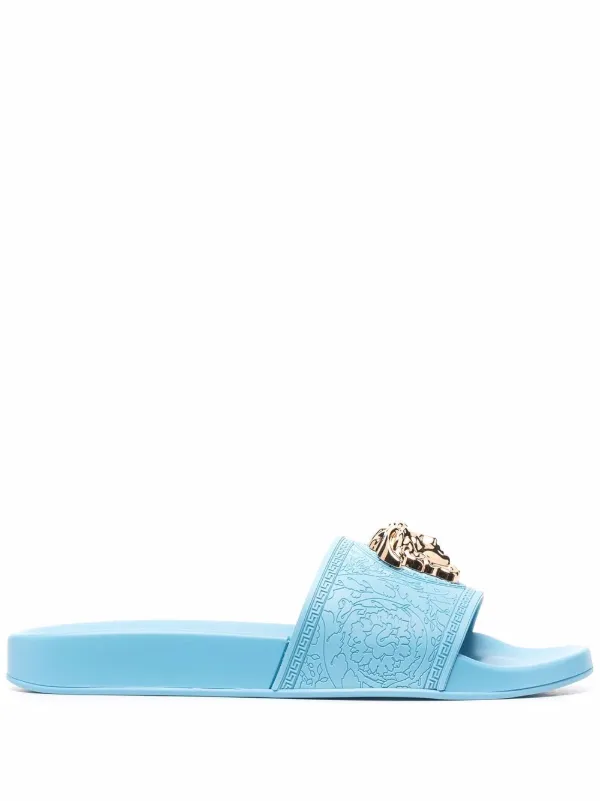 Versace Sandalias Con Placa De Cabeza De Medusa - Farfetch