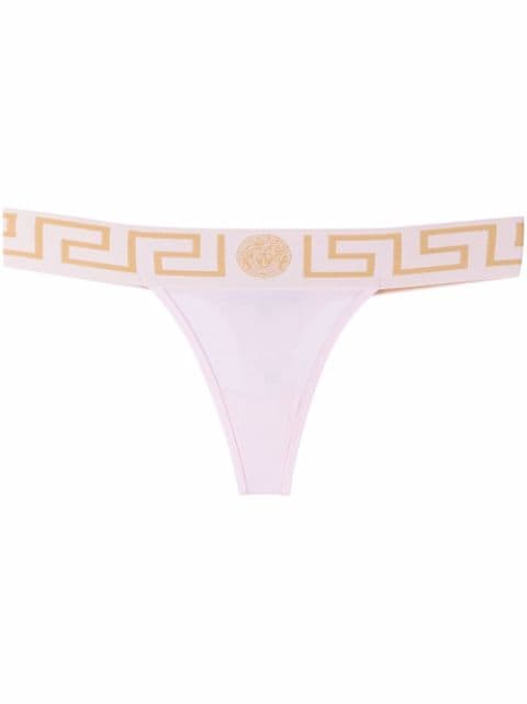 Versace Greca waistband thong
