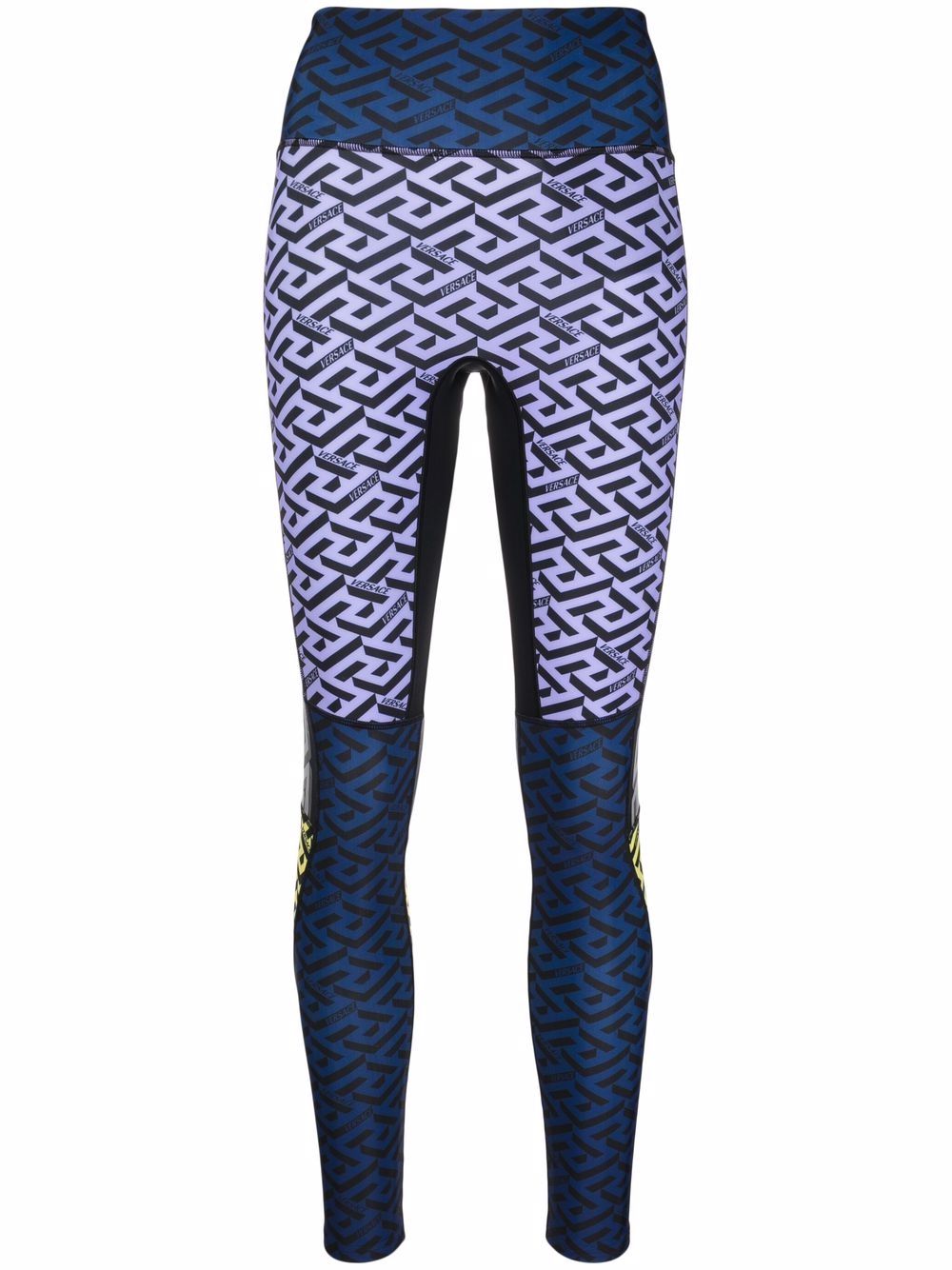 

Versace leggins con estampado Greca - Azul