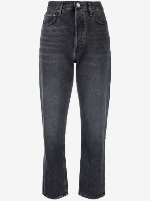 AGOLDE tapered-leg cropped jeans