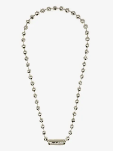 AMBUSH bead-chain necklace