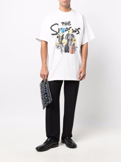 BALENCIAGA  The Simpsons Oversized Printed CottonBlend Jersey TShirt for  Men  MR PORTER