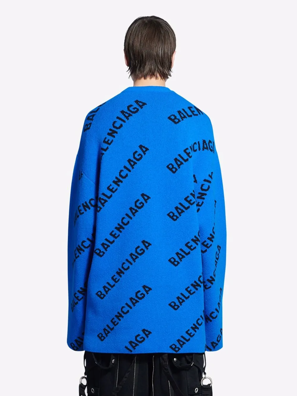 blue balenciaga jumper