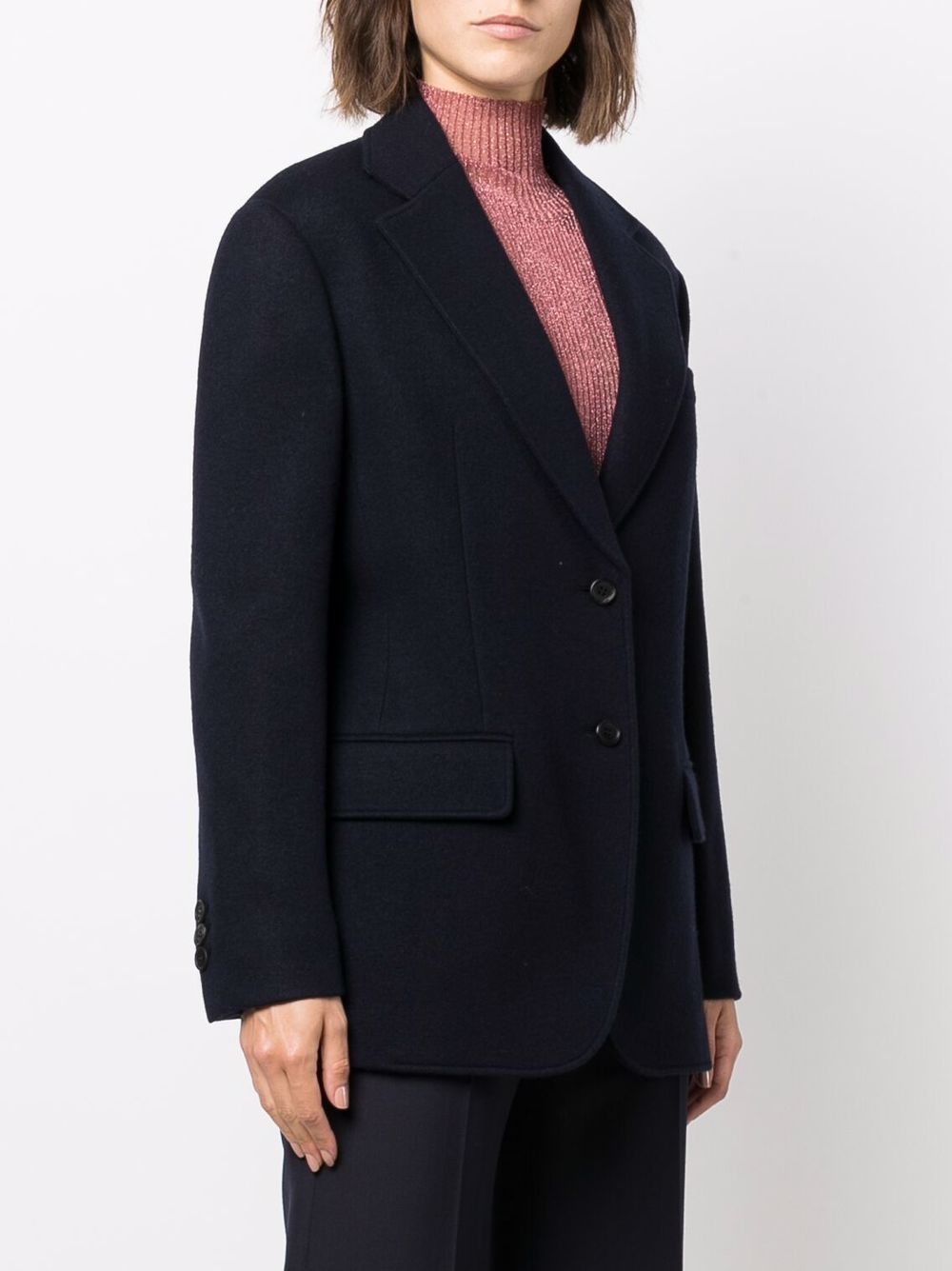 Prada Single Breasted Button Front Blazer Farfetch 