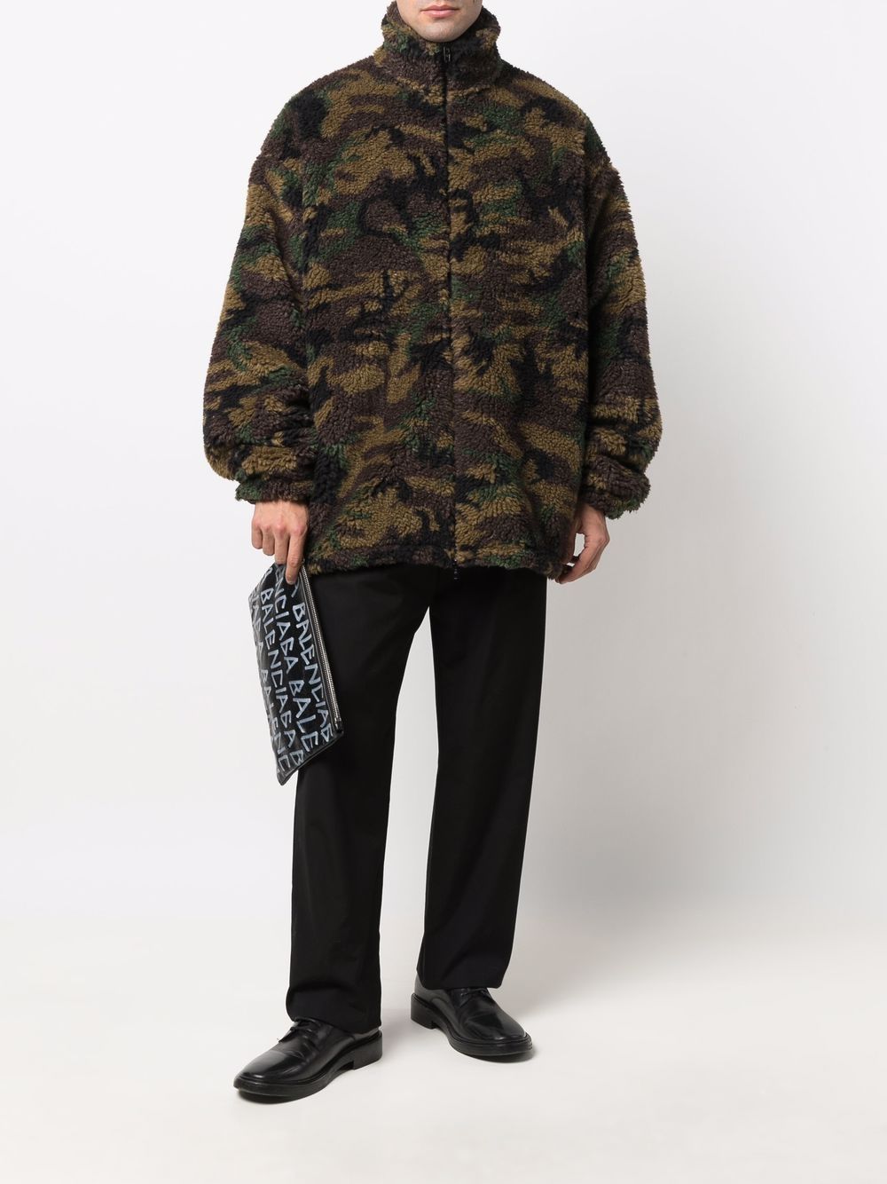 Balenciaga camouflage-print Fleece Jacket - Farfetch