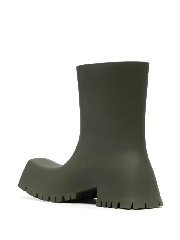 Balenciaga Trooper Boots | Green | FARFETCH