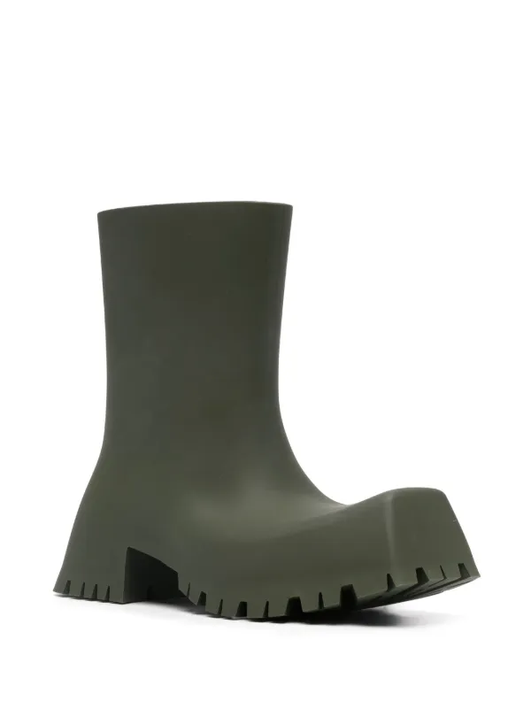 本格派ま！ Balenciaga Trooper Boots | Green | FARFETCH 靴