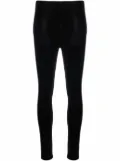Alchemy x Lia Aram velvet skinny trousers - Black