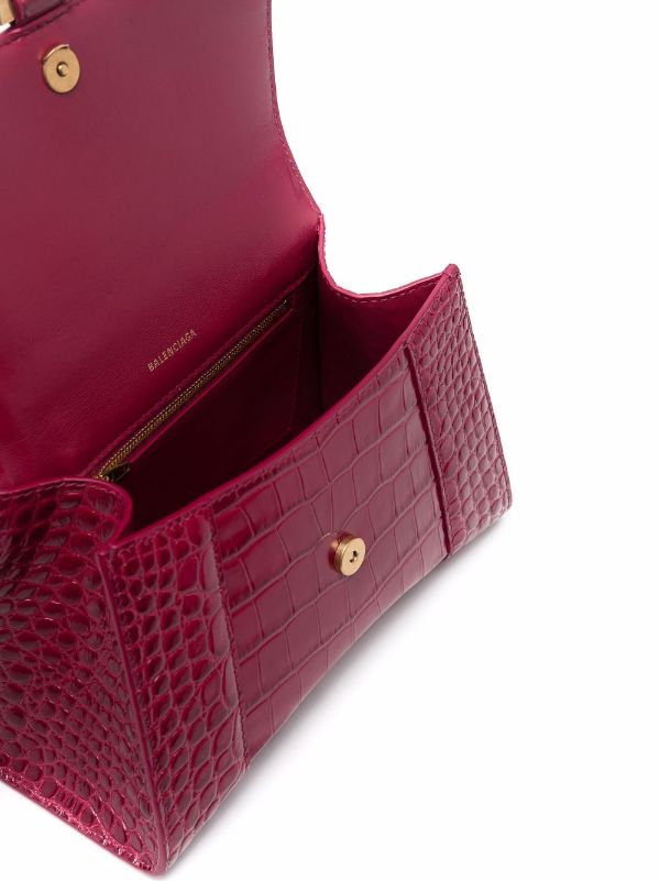 balenciaga burgundy bolsa