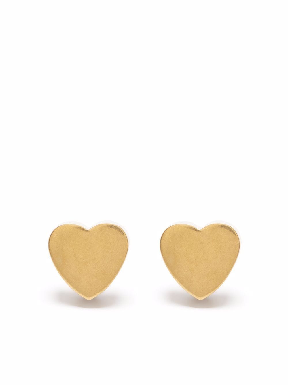 

Balenciaga aretes con forma de corazón - Dorado