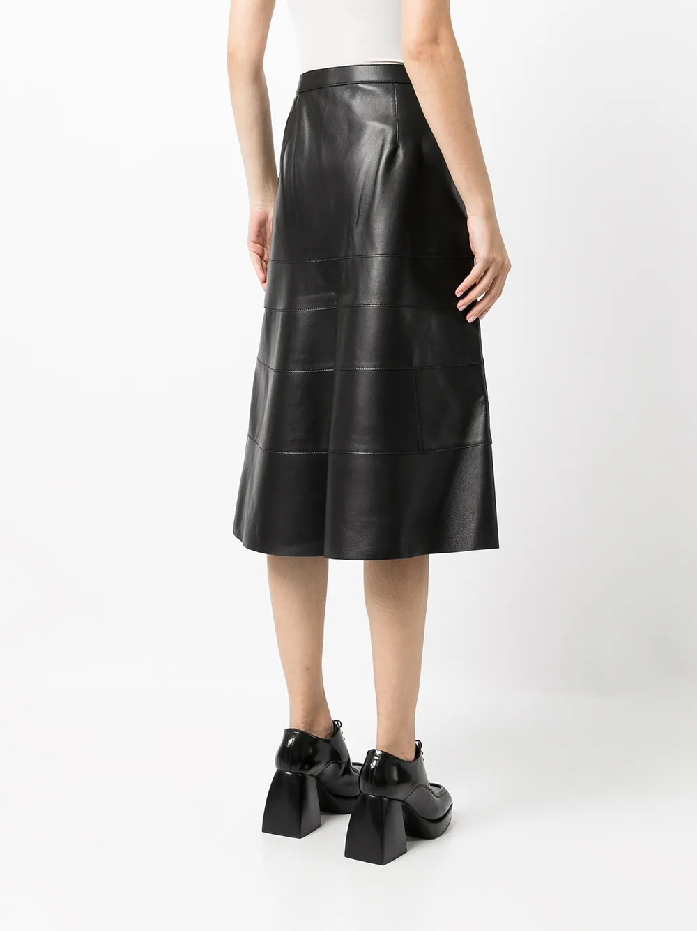 LOEWE High waist midi-rok Zwart
