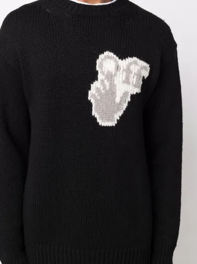 logo crew-neck jumper 