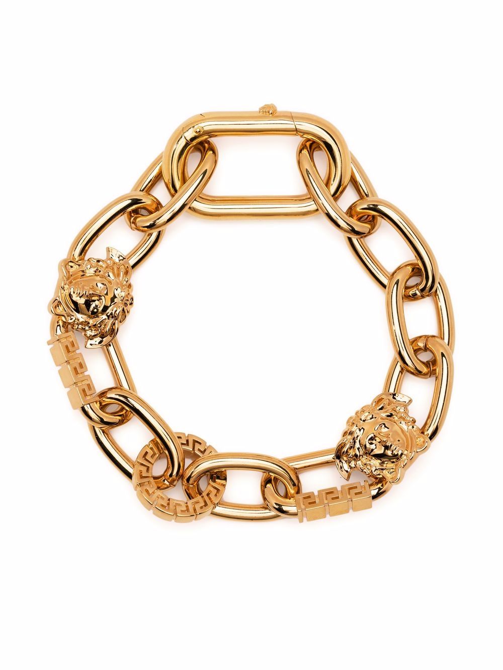 Image 1 of Versace logo chain-link bracelet