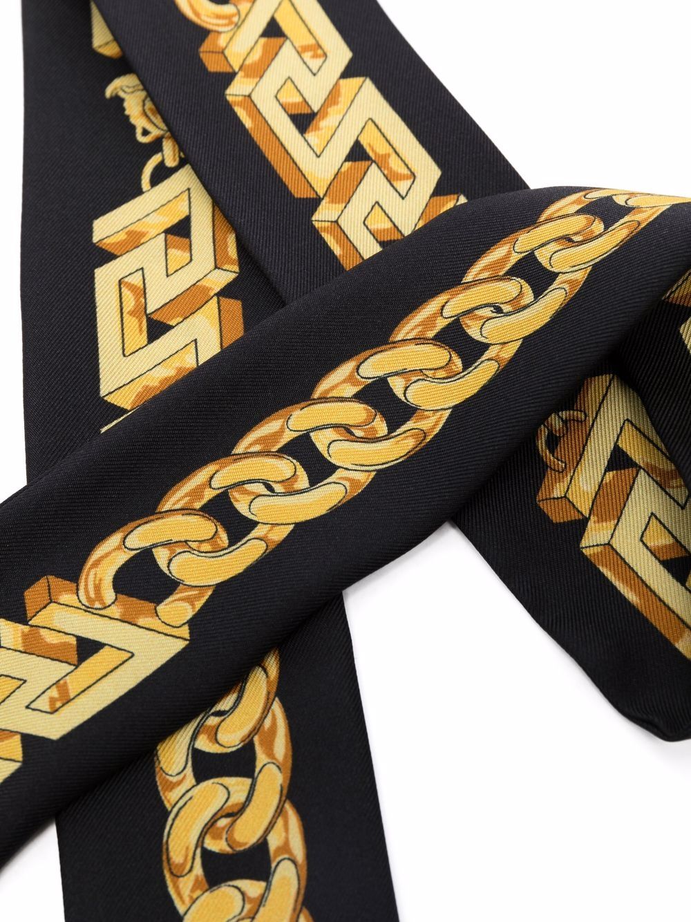 фото Versace шелковый платок с принтом
