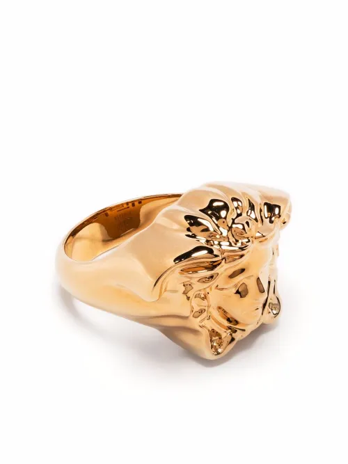 Versace bague La Medusa - Or - Versace - Modalova