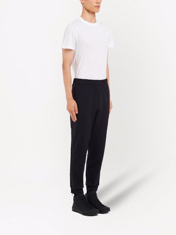 PRADA SPORT stripe work detail pants-