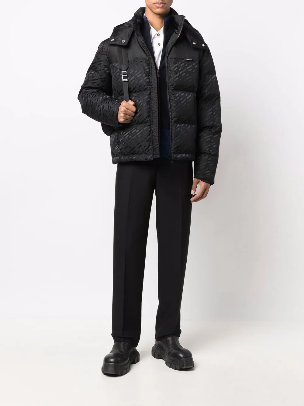 Versace Donsjack - Zwart