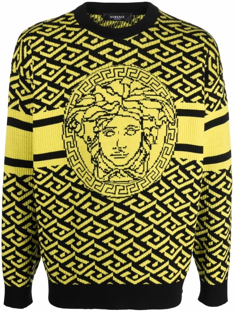 versace yellow sweater