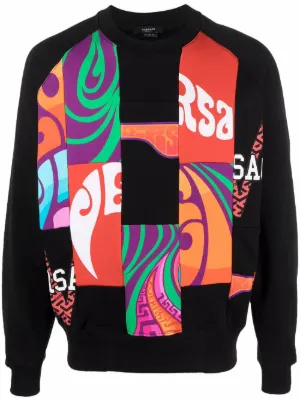 versace sweatshirt red