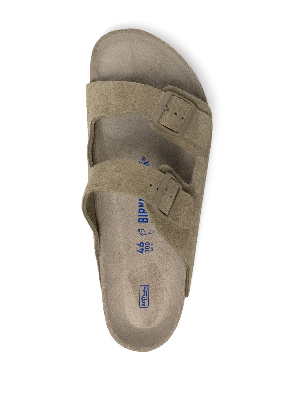 Shop Birkenstock Arizona Suede Sandals In Neutrals