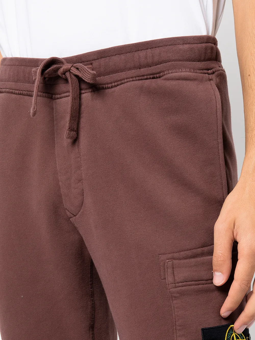 фото Stone island спортивные брюки с нашивкой compass