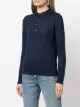 Nili Lotan buttoned-collar polo top