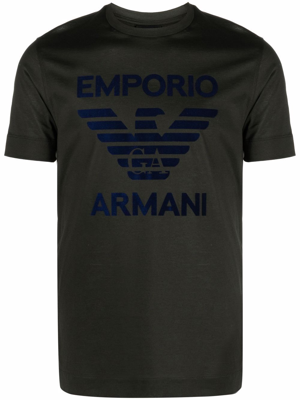 

Emporio Armani playera EA con logo - Verde