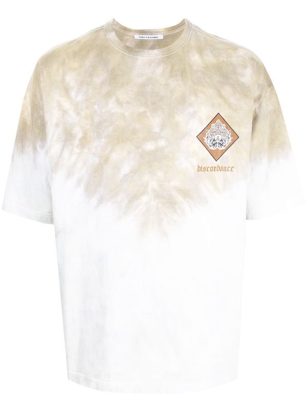 Shop Children Of The Discordance tie dye-print short-sleeved T