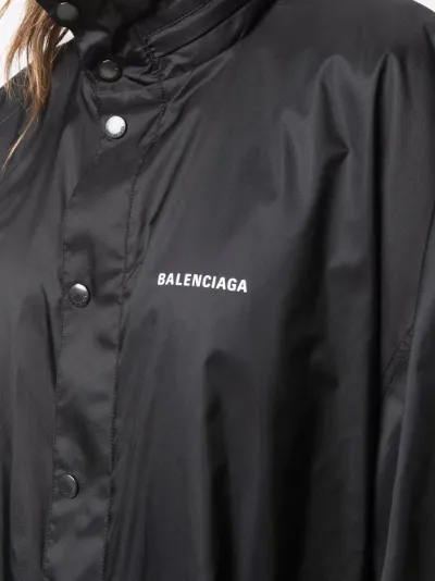 balenciaga logo windbreaker