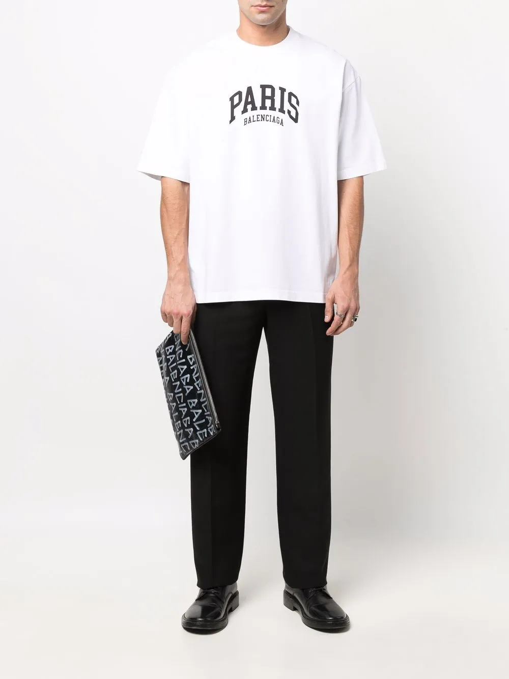 Balenciaga バレンシアガ Paris Tシャツ - FARFETCH