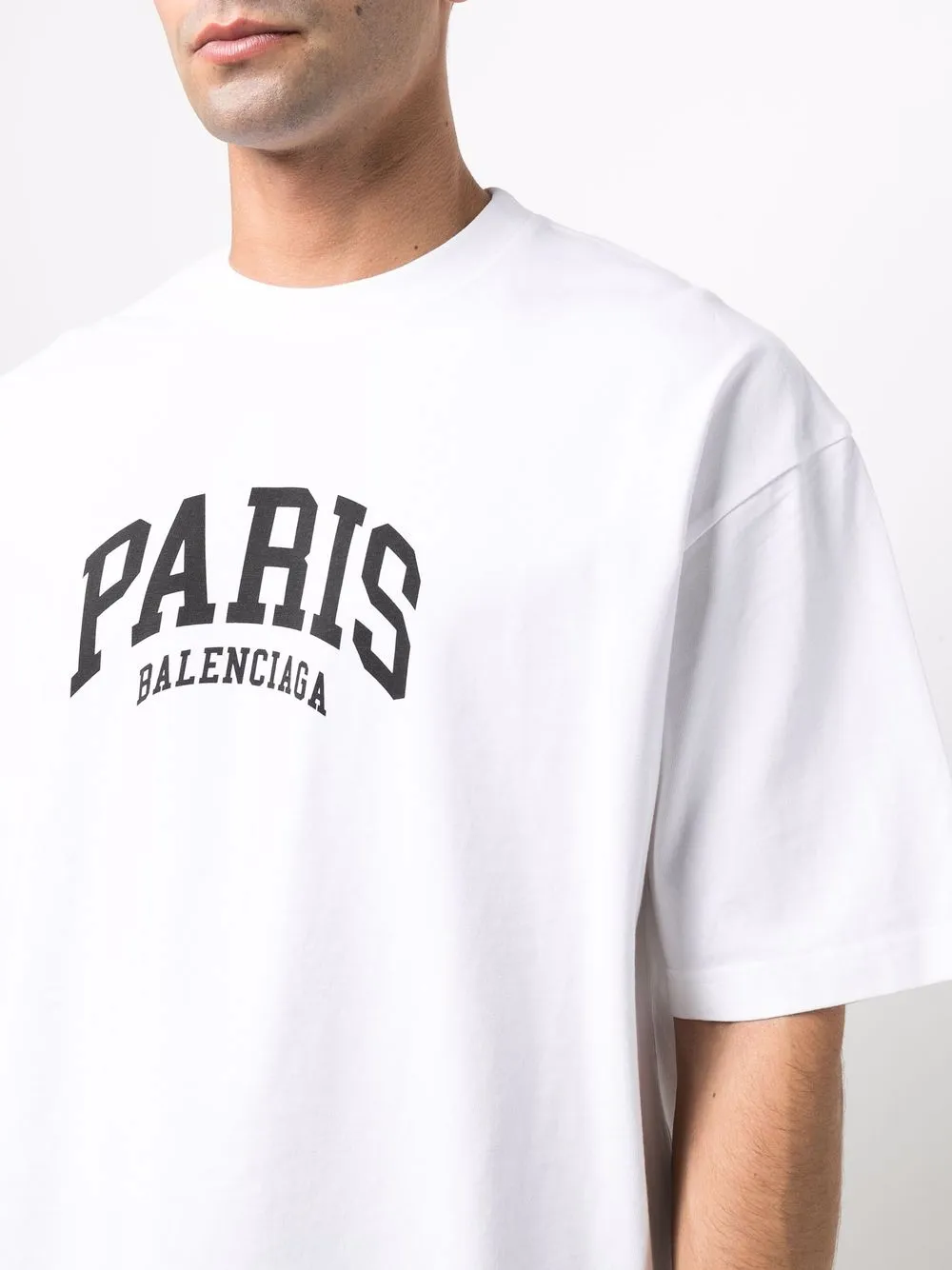 Balenciaga バレンシアガ Paris Tシャツ - FARFETCH