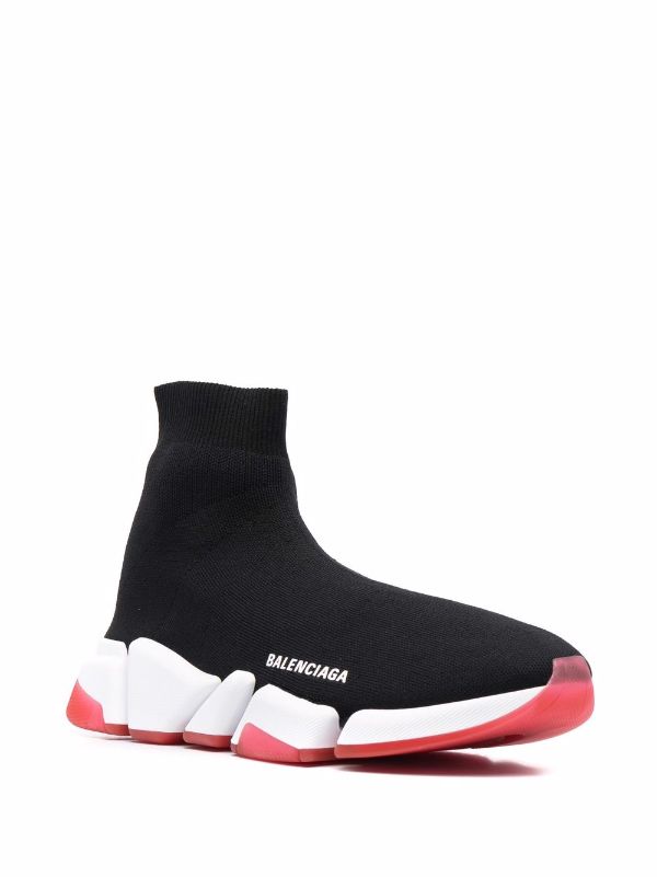 Balenciaga Red Arena High Top Sneakers Size 12 CR 144010001195  Max Pawn