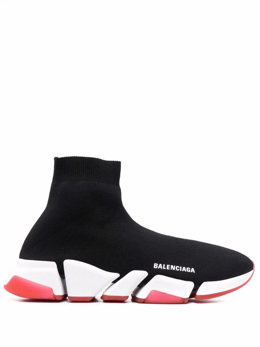 Balenciaga Red Speed It Clear Sock Sneaker Shoe Size 10 Men's Shoes