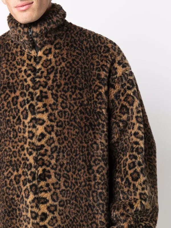 balenciaga leopard jacket