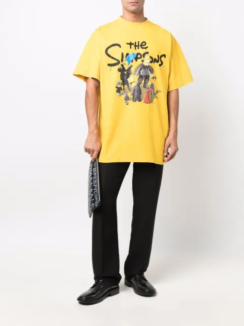 balenciaga simpsons t shirt