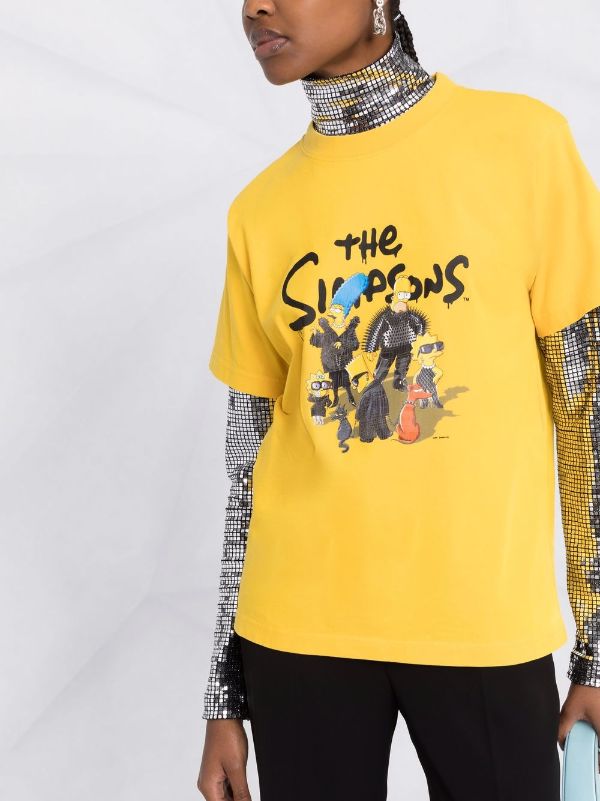 Balenciaga バレンシアガ The Simpsons プリント Tシャツ - Farfetch