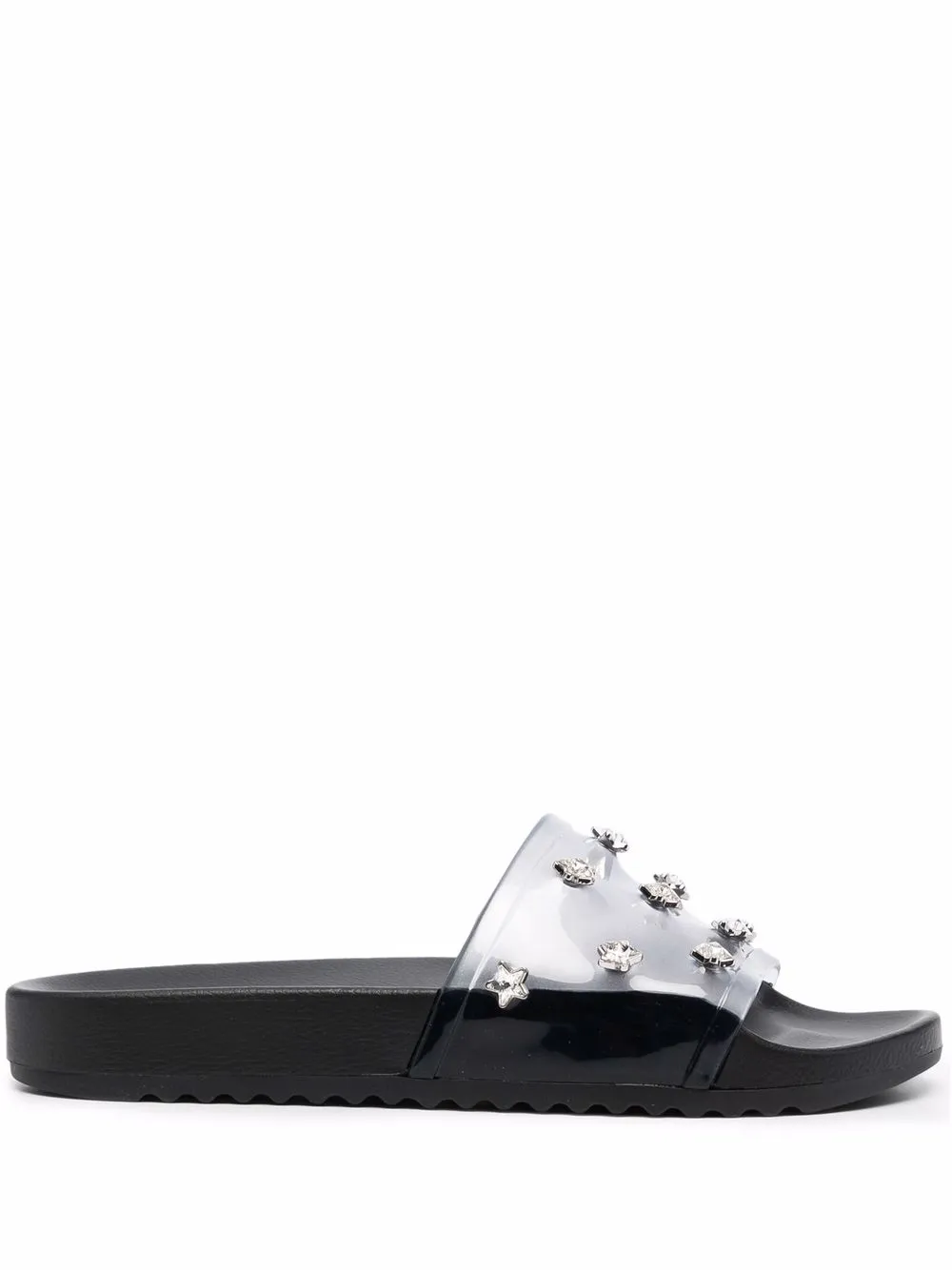 

Sophia Webster Dina crystal-embellished slides - Neutrals