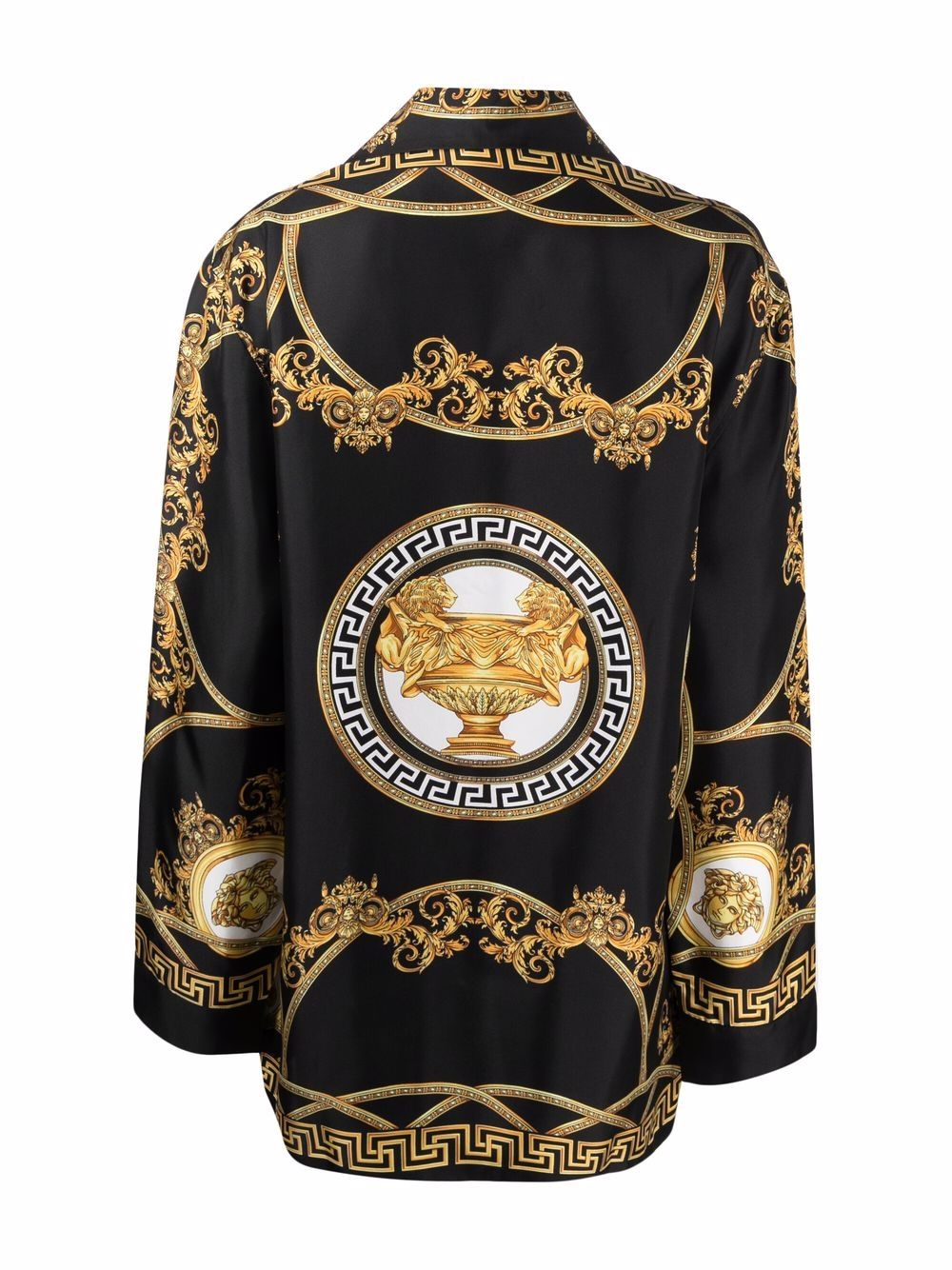 фото Versace пижамный топ с узором baroque