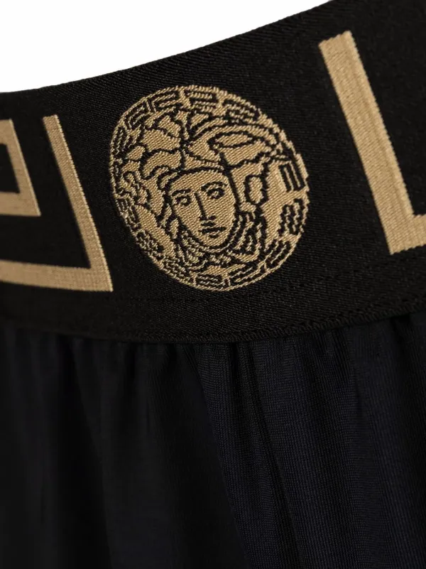 Versace Greca-print Swimming Trunks - Farfetch