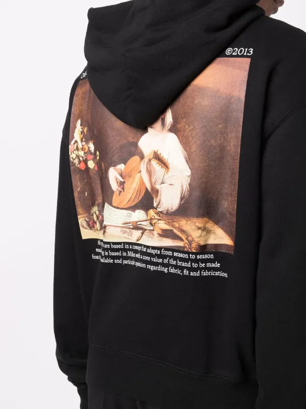 新品 S OFF WHITE CARAVAGGIO PAINTING パーカー grupomavesa.com.ec