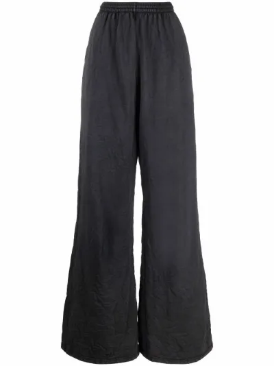 Balenciaga extra long wide leg trousers 