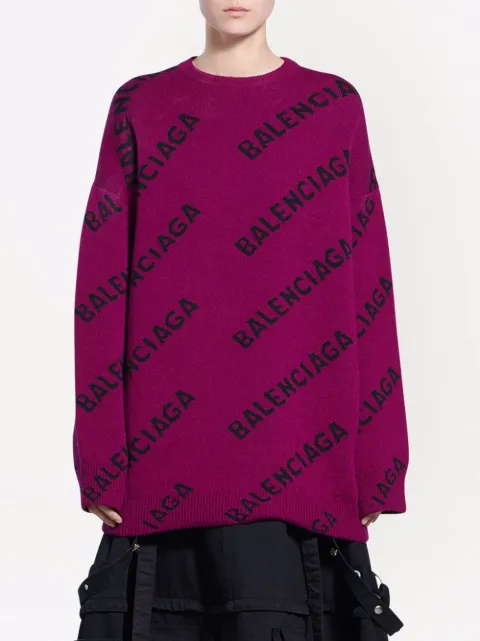 balenciaga jumper red