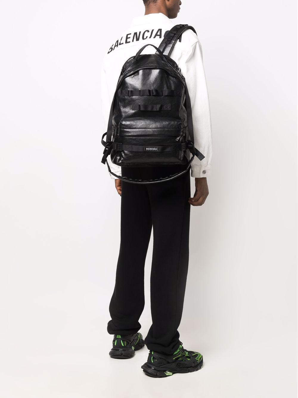 фото Balenciaga рюкзак в стиле милитари