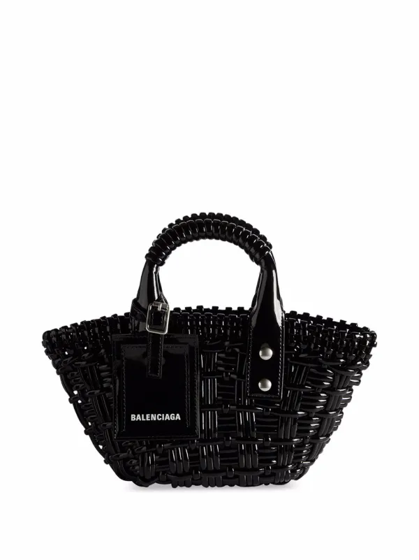 Balenciaga バレンシアガ ビストロ バスケットバッグ XXS - FARFETCH