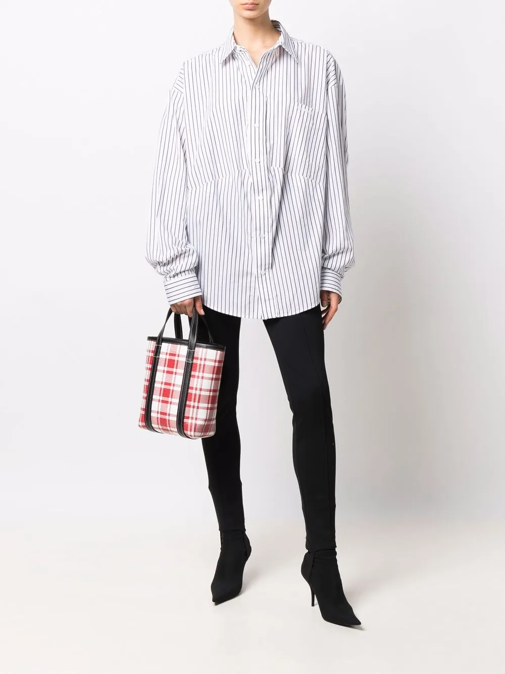 Balenciaga Barbes North-South shopper - Rood