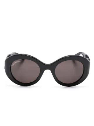 Balenciaga Eyewear Twist サングラス | ブラック | FARFETCH JP