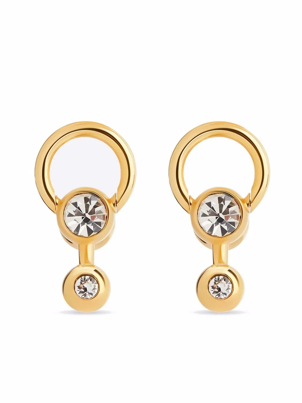 Image 1 of Balenciaga Force ball earrings