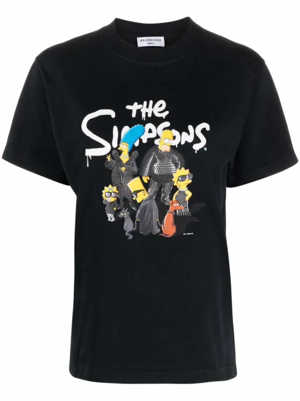 Balenciaga The Simpsons-print T-Shirt