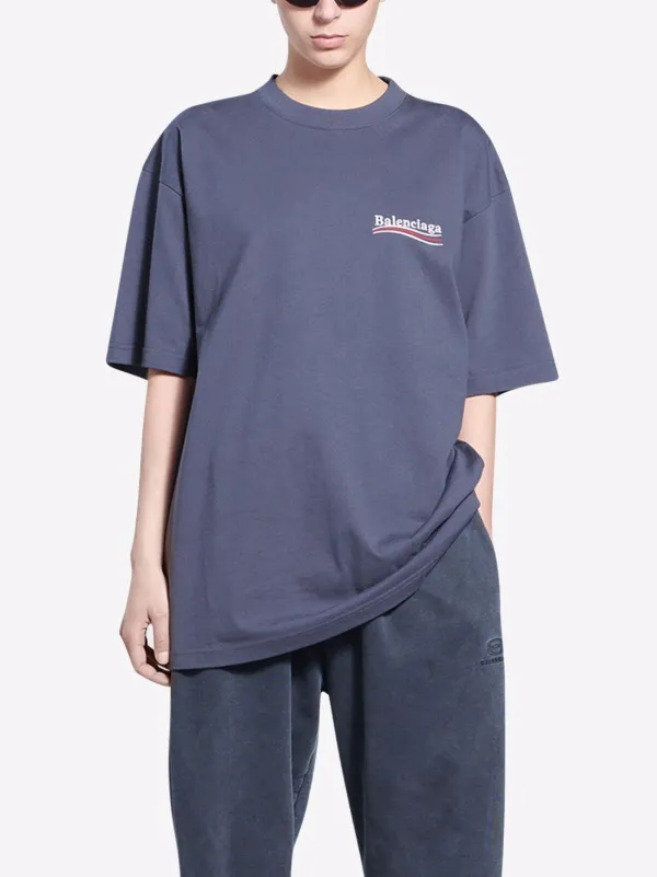 Balenciaga Political Campaign logo-print T-shirt - Farfetch