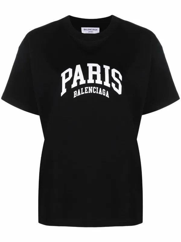 Balenciaga バレンシアガ Paris ロゴ Tシャツ - Farfetch